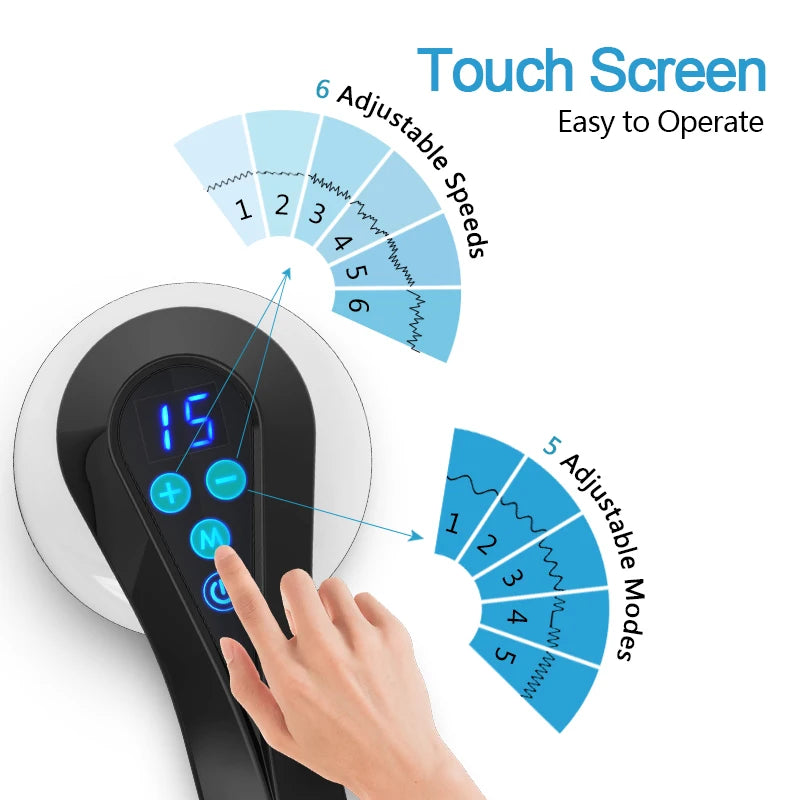 Smart Library Ekang PL-665 Masseur De Dos Home Personal Smart Electric Anti Cellulite Back Neck And Shoulder Vibrating Body Mass