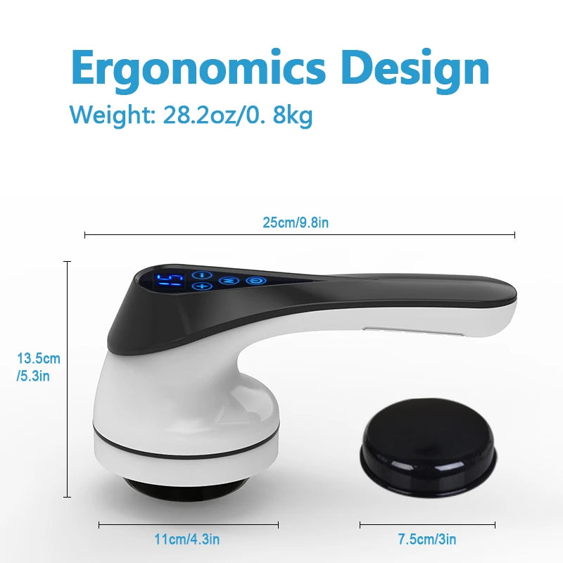 Smart Library Ekang PL-665 Masseur De Dos Home Personal Smart Electric Anti Cellulite Back Neck And Shoulder Vibrating Body Mass