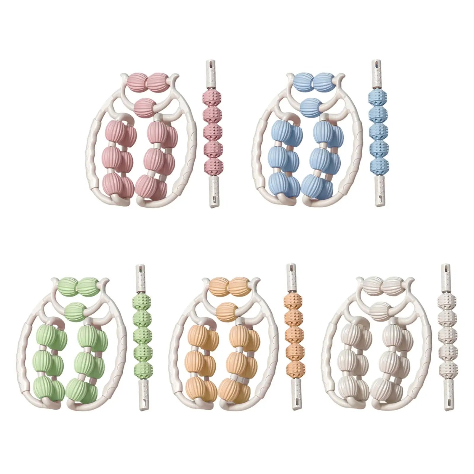 360 ° 360 ° roller roller roller with a relaxing Handheld Deep Fabric Masseur