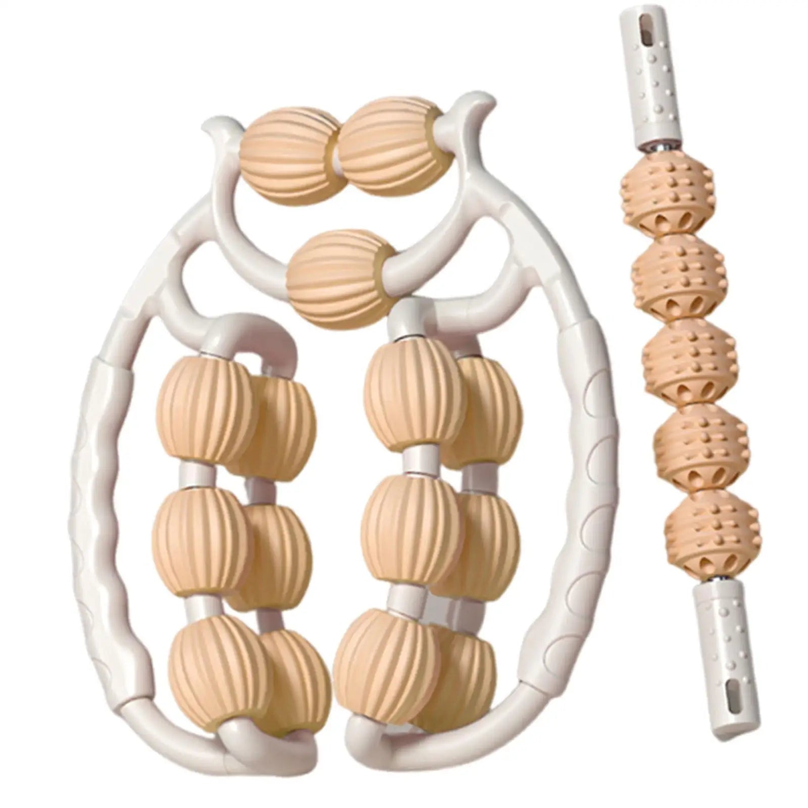 360 ° 360 ° roller roller roller with a relaxing Handheld Deep Fabric Masseur