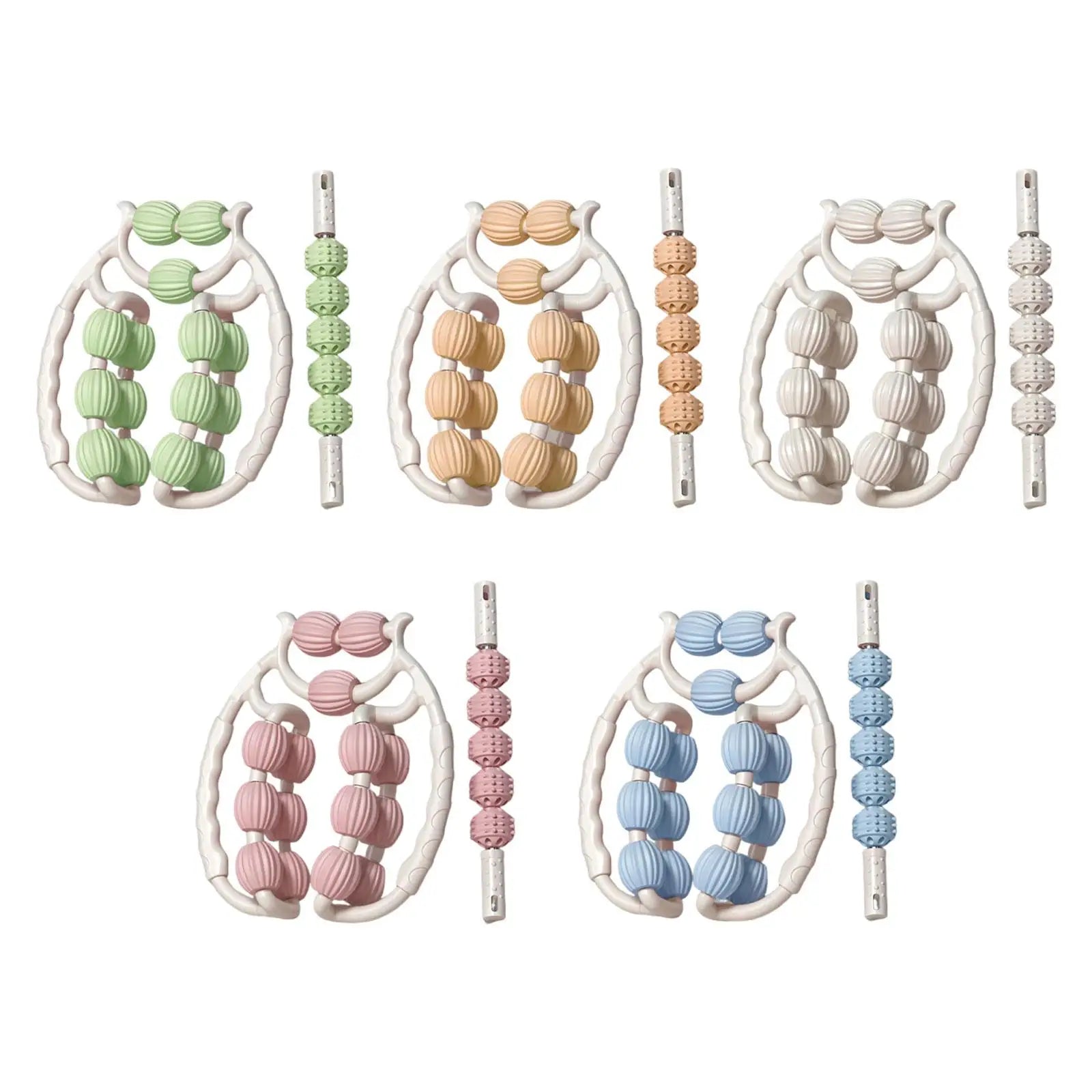 360 ° 360 ° roller roller roller with a relaxing Handheld Deep Fabric Masseur