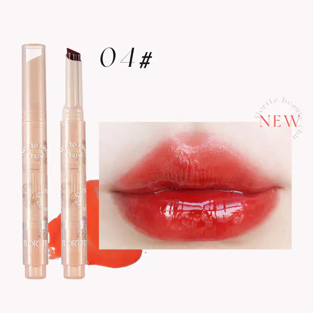FLORTTE First Kiss Love Stick Lipstick Pen with Mirror